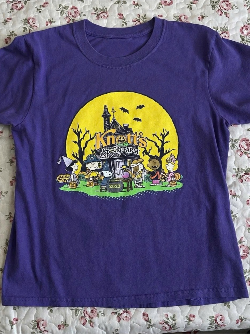 Purple Knott's Spooky Farm Graphic Tee